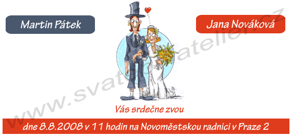 obrzek svatebnho oznmen páreček2
