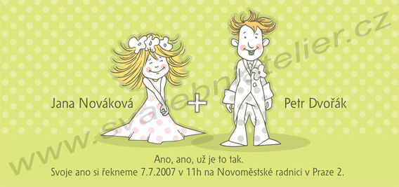 obr�zek svatebn�ho ozn�men� včeličky 2