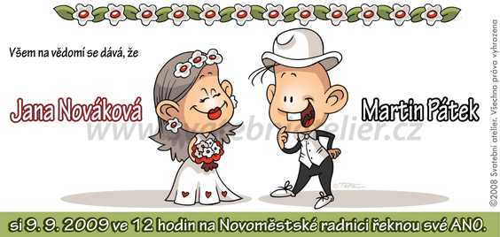 obr�zek svatebn�ho ozn�men� kyti�ky