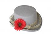 klobouk šedý cy011a