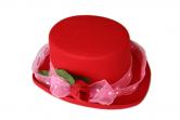 klobouk červený cy016a
